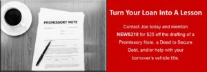 Save $25 on Promissory Note creation